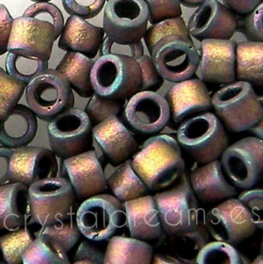 11/0 MIYUKI delica - Matte Metallic Taupe Gold Iris - 1gr. -  - Crystaldreams Abalorios