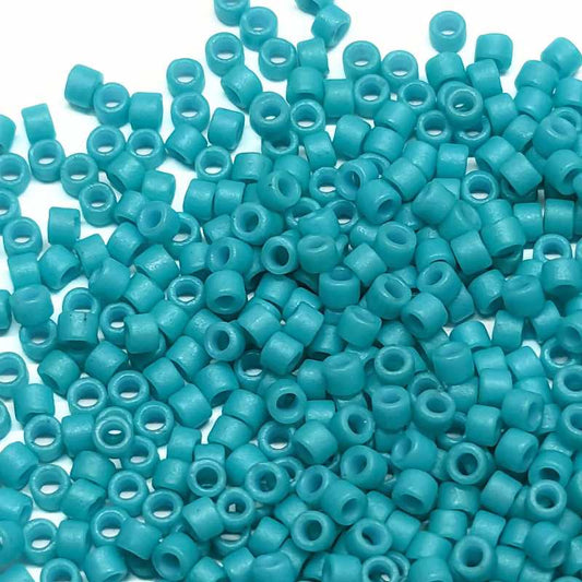 11/0 MIYUKI delica - Matte Opaque Dyed Turquoise - 1gr. - DB793 -  - Crystaldreams Abalorios