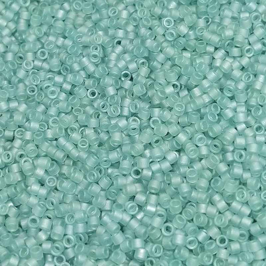 11/0 MIYUKI delica - Matte Sea Glass Green - 1gr. - DB385 -  - Crystaldreams Abalorios