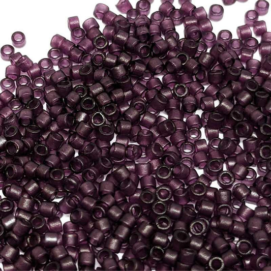 11/0 MIYUKI delica - Matte Transparent Amethyst - 1gr. DB784 -  - Crystaldreams Abalorios