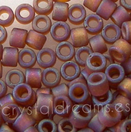 11/0 MIYUKI delica - Matte Transparent Topaz AB - 1gr. DB853 -  - Crystaldreams Abalorios