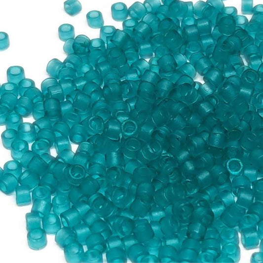 11/0 MIYUKI delica - Matte Transparent Turquoise - 1gr. DB786 -  - Crystaldreams Abalorios