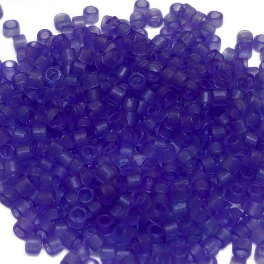 11/0 MIYUKI delica - Matte Transparent Violet - 1gr. DB785 -  - Crystaldreams Abalorios