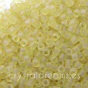 11/0 MIYUKI delica - Matte Trasp Pale Topaz - 1gr. - DB382 -  - Crystaldreams Abalorios