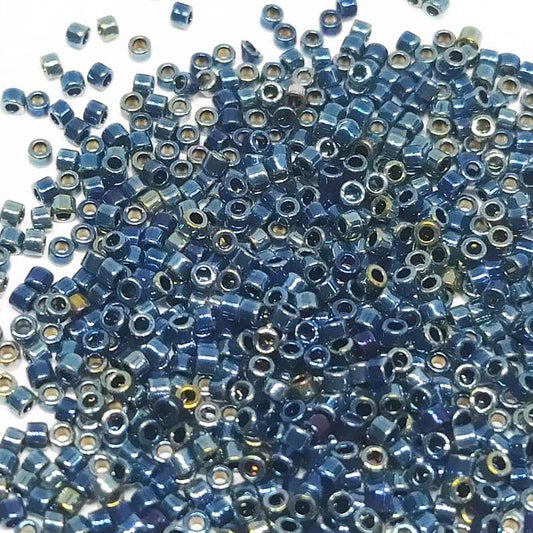 11/0 MIYUKI delica - Metallic Midnight Blue Iris - 1gr. - DB514 -  - Crystaldreams Abalorios