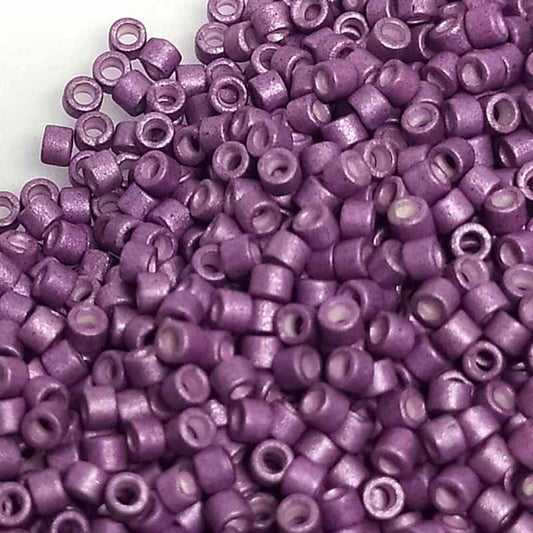 11/0 MIYUKI delica - Metallic Semi-Frosted Magenta - 1gr -  - Crystaldreams Abalorios