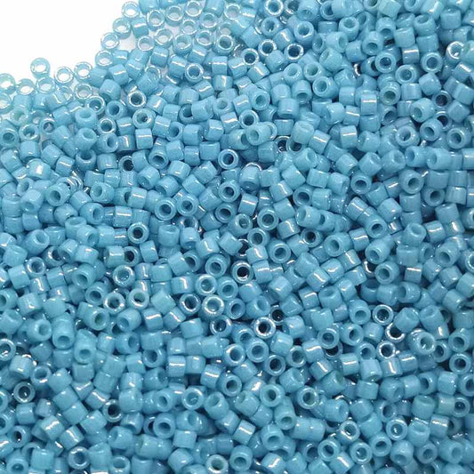 11/0 MIYUKI delica - Op.Light Blue Luster - 1gr. - DB218 -  - Crystaldreams Abalorios