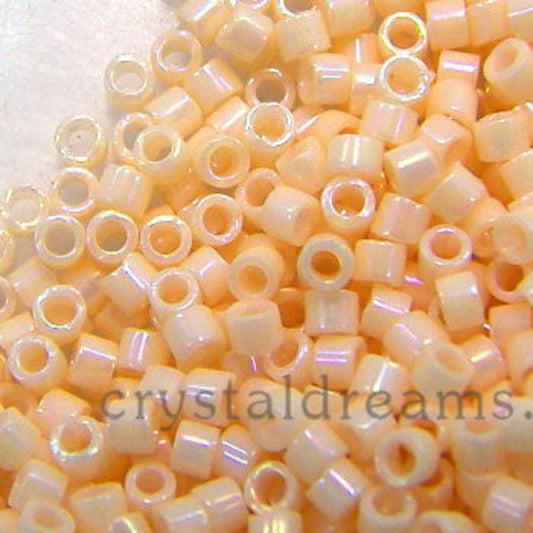 11/0 MIYUKI delica - Opal Light Peach AB 1gr. DB1502 -  - Crystaldreams Abalorios