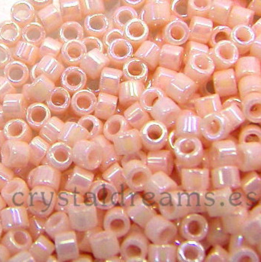 11/0 MIYUKI delica - Opal Light Salmon AB - 1gr. DB1503 -  - Crystaldreams Abalorios
