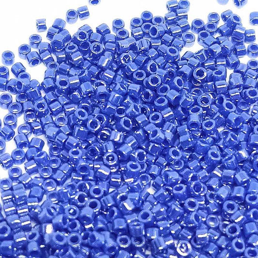 11/0 MIYUKI delica - Opaque Cyan Blue Luster 1gr. - DB1569 -  - Crystaldreams Abalorios