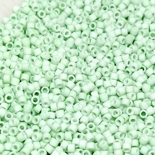 11/0 MIYUKI delica - Opaque Matte Light Mint - 1gr. -  - Crystaldreams Abalorios