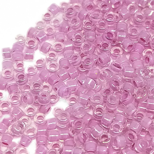11/0 MIYUKI delica - Pale Lilac Lined AB - DB072 - 1gr. -  - Crystaldreams Abalorios