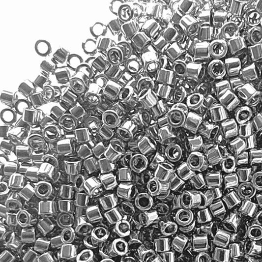 11/0 MIYUKI delica - Palladium Plated - DB038 - 1gr. -  - Crystaldreams Abalorios