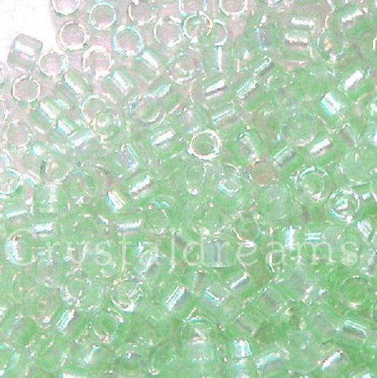 11/0 MIYUKI delica - Pearl lined transp. Mint - DB1675 - 1gr. -  - Crystaldreams Abalorios
