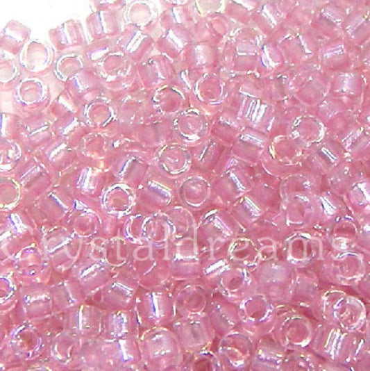 11/0 MIYUKI delica - Pearl lined transp. Pink - DB1673 - 1gr. -  - Crystaldreams Abalorios