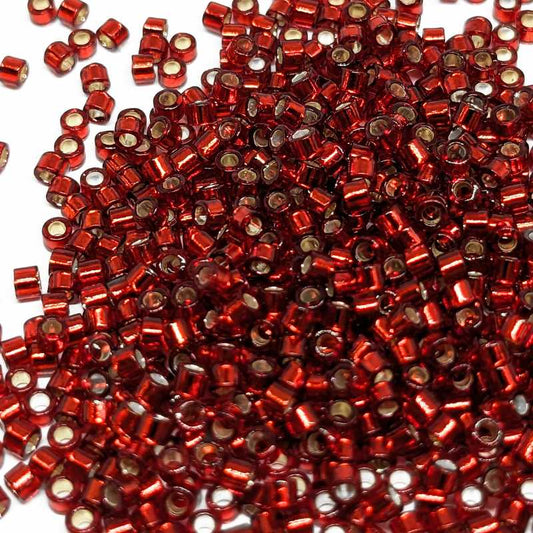 11/0 MIYUKI delica - Siam Silver Lined - 1gr. - DB603 -  - Crystaldreams Abalorios