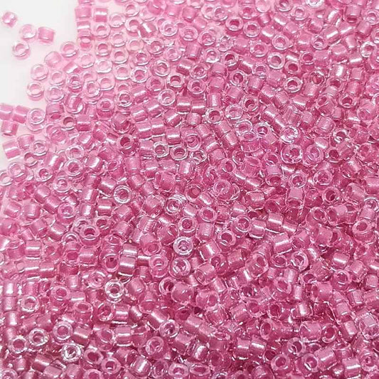 11/0 MIYUKI delica - Sparkling Rose Lined Crystal - 1gr. -  - Crystaldreams Abalorios