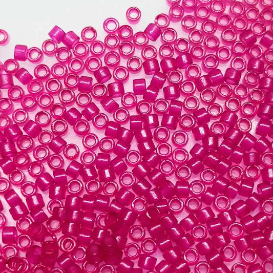 11/0 MIYUKI delica - Transparent Fuchsia Mate - 1gr. DB775 -  - Crystaldreams Abalorios