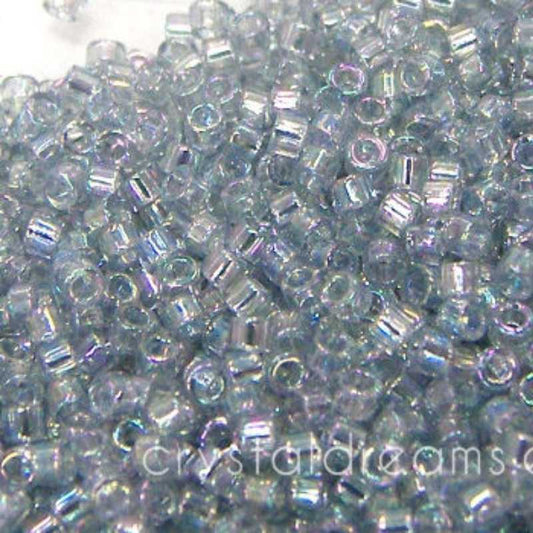 11/0 MIYUKI delica - Trasp. Light Blue AB - DB110 - 1gr. -  - Crystaldreams Abalorios