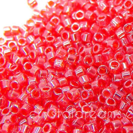 11/0 MIYUKI delica - Trasparent Light Siam Luster - DB098 -1gr. -  - Crystaldreams Abalorios
