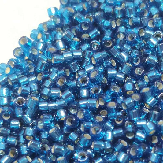 11/0 MIYUKI delica - Turquoise Silver Lined - 1gr. - DB608 -  - Crystaldreams Abalorios