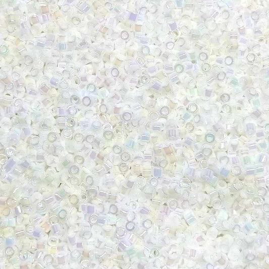 11/0 MIYUKI delica -  White Pearl AB - 1gr. - DB202 -  - Crystaldreams Abalorios
