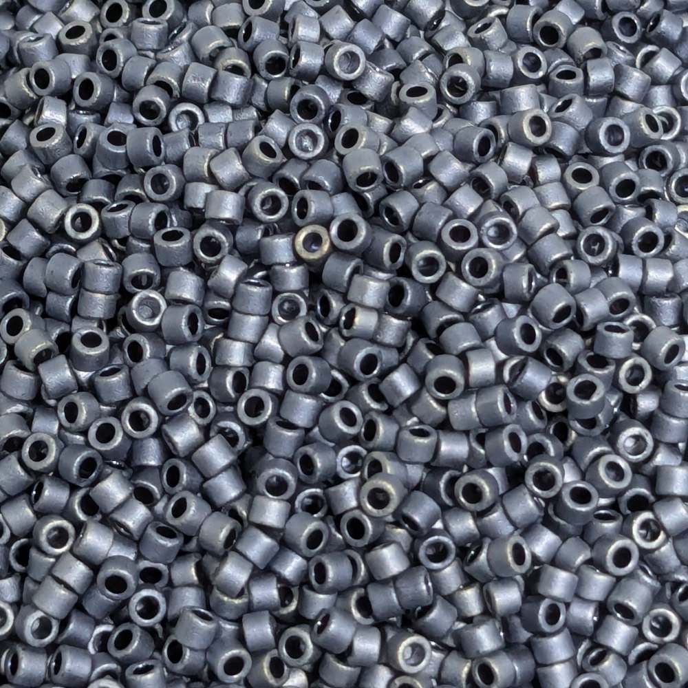 11/0 MIYUKI delica DB0301 Matte Gunmetal - 1gr. -  