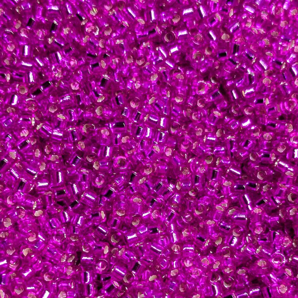 11/0 MIYUKI delica DB1340 Silverlined Dyed Fuchsia - 1gr. -  