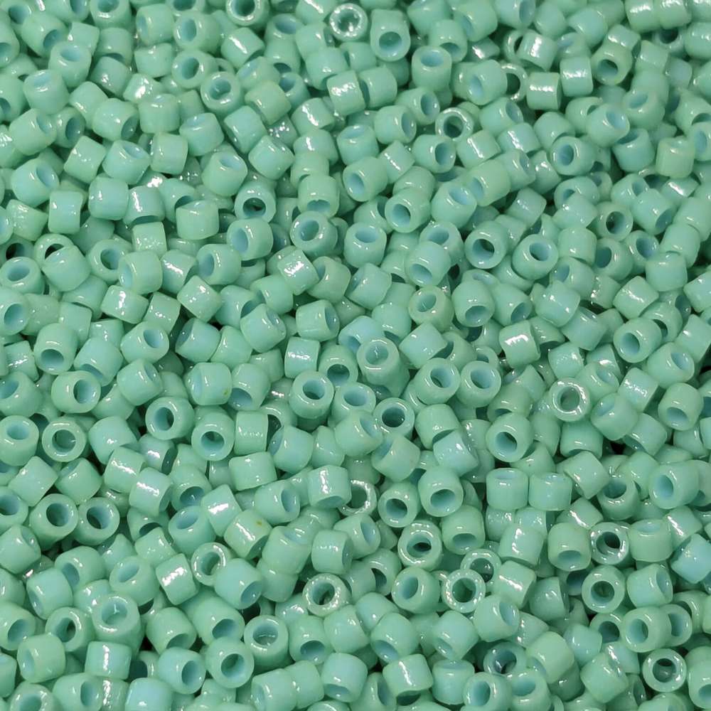 11/0 MIYUKI delica DB2125 Duracoat Opaque Dyed Sea Opal - 1gr. -  