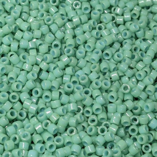 11/0 MIYUKI delica DB2125 Duracoat Opaque Dyed Sea Opal - 1gr. -  