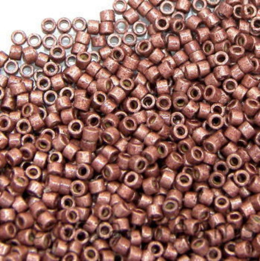 11/0 MIYUKI delica Durac Galv. Matte Dk Cranberry 1gr. - DB1842F -  - Crystaldreams Abalorios