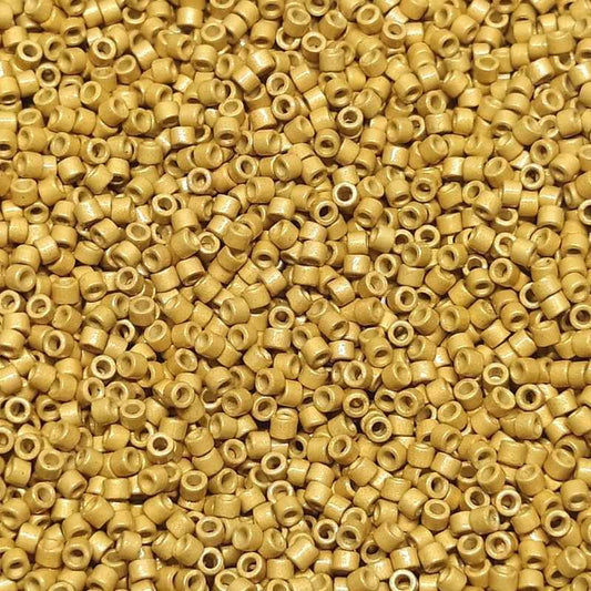 11/0 MIYUKI delica Duracoat Galv. Matte Gold - 1gr. - DB1832F -  - Crystaldreams Abalorios