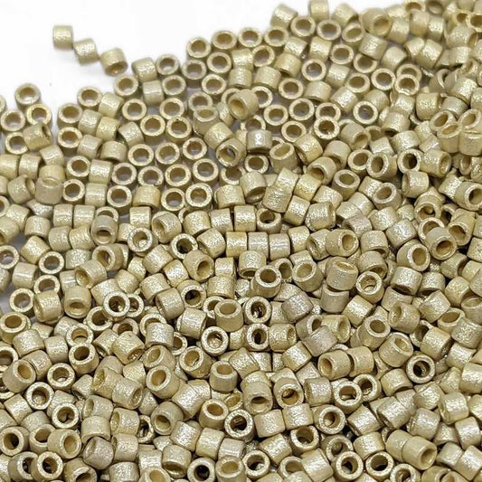 11/0 MIYUKI delica  Duracoat Galv. Matte Silver - 1gr. - DB1831F -  - Crystaldreams Abalorios