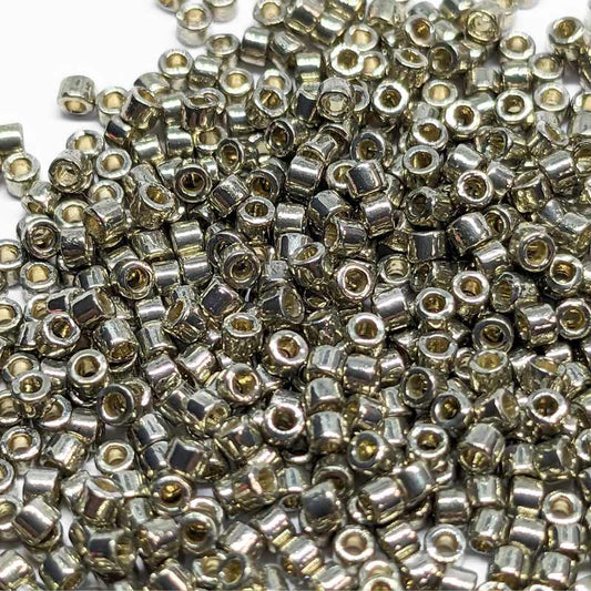 11/0 MIYUKI delica Duracoat Galvanized Lt Pewter 1gr. - DB1851 -  - Crystaldreams Abalorios