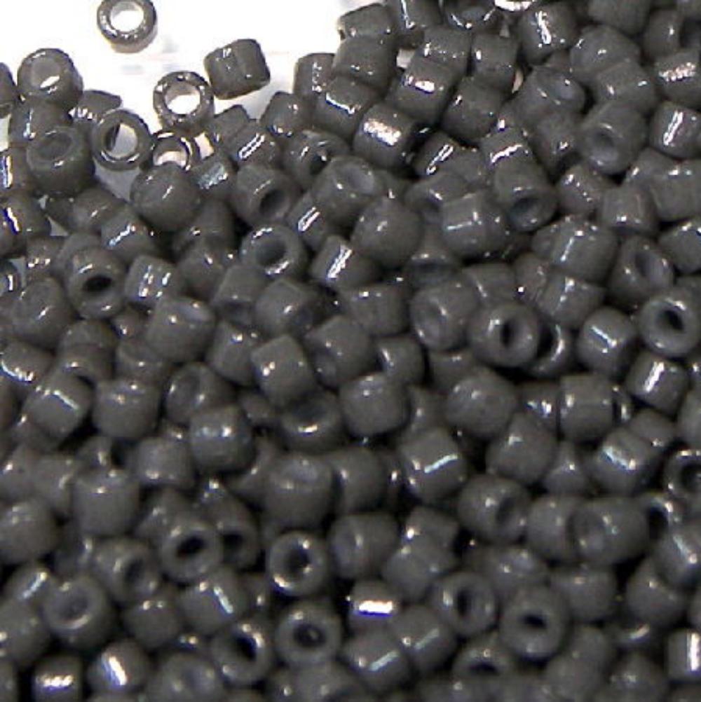 11/0 MIYUKI delica Duracoat Opaque Charcoal Grey - 1gr. - DB2368 -  - Crystaldreams Abalorios