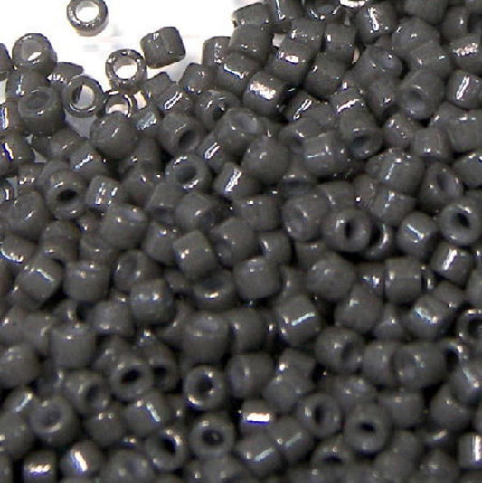 11/0 MIYUKI delica Duracoat Opaque Charcoal Grey - 1gr. - DB2368 -  - Crystaldreams Abalorios
