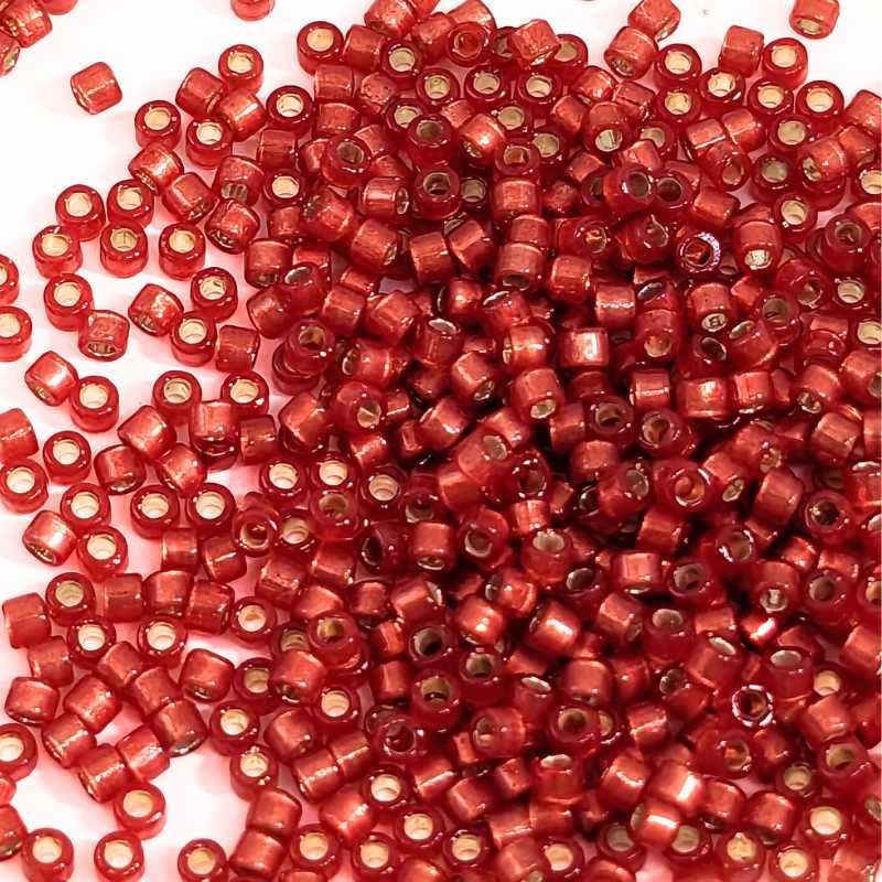 11/0 MIYUKI delica Duracoat Silver Lined Dyed Lt.Watermelon 2173 -  - Crystaldreams Abalorios