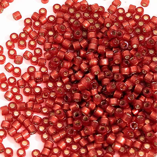 11/0 MIYUKI delica Duracoat Silver Lined Dyed Lt.Watermelon 2173 -  - Crystaldreams Abalorios