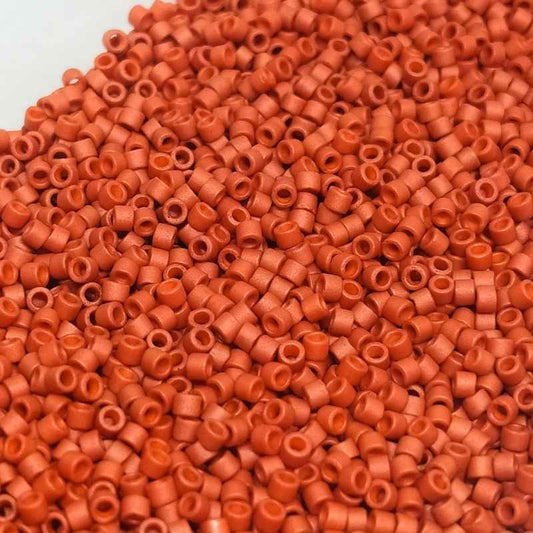 11/0 MIYUKI delica Frosted Opaque Glaze Red - 1gr. - DB2288 -  - Crystaldreams Abalorios