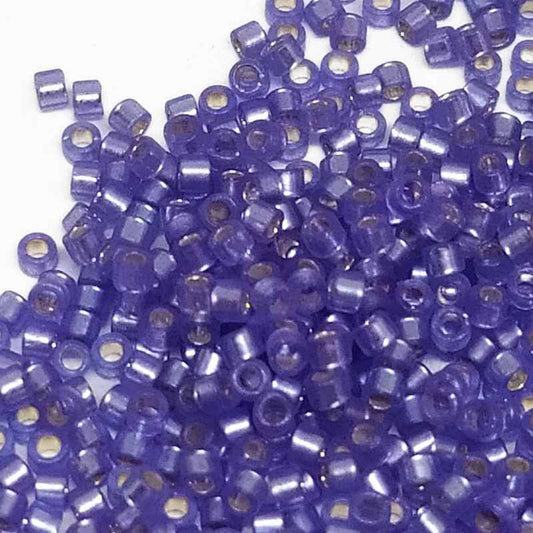 11/0 MIYUKI delica Light Purple Silver Lined 1gr. - DB694 -  - Crystaldreams Abalorios