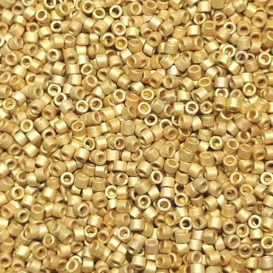 11/0 MIYUKI delica Matte Metallic Yellow Gold 24K - 1gr. - DB331 -  - Crystaldreams Abalorios