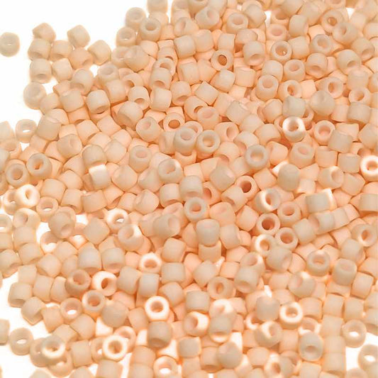 11/0 MIYUKI delica Matte Opaque Light Peach - 1gr. - DB1512 -  - Crystaldreams Abalorios