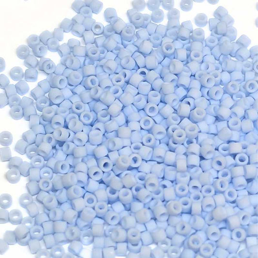 11/0 MIYUKI delica Matte Opaque Lt Sky Blue - 1gr. - DB1517 -  - Crystaldreams Abalorios