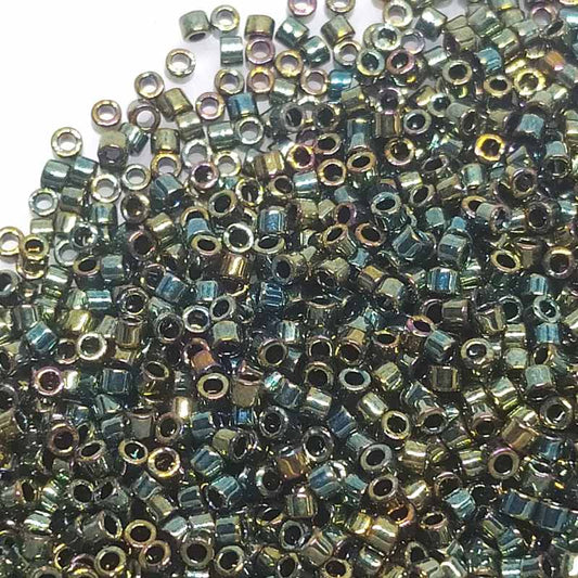 11/0 MIYUKI delica Metallic Green - 1gr. - DB024 -  - Crystaldreams Abalorios