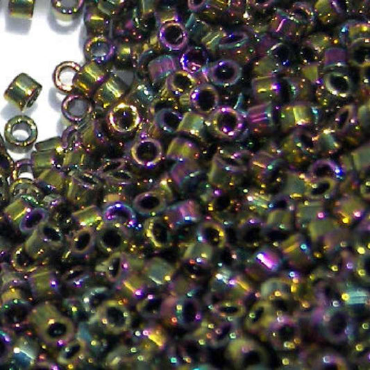 11/0 MIYUKI delica  Metallic Light Bronze Iris - 1gr. - DB023 -  - Crystaldreams Abalorios