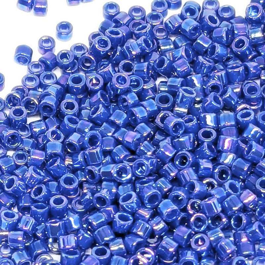 11/0 MIYUKI delica Opaque Cyan Blue AB - 1gr. - DB1578 -  - Crystaldreams Abalorios