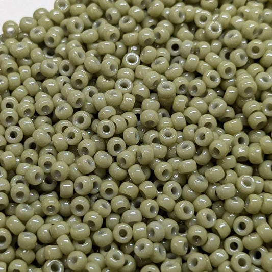 11/0 MIYUKI rocalla 4474 - Duracoat Opaque Dyed Forest - 1gr. -  