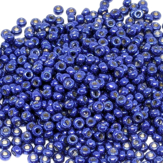 11/0 MIYUKI rocalla 5111 Duracoat Galv. Navy Blue 1gr. -  