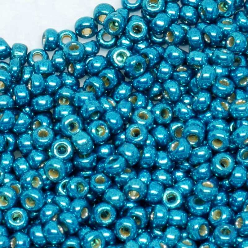 11/0 MIYUKI rocalla Duracoat Galv. Dark Capri Blue 1gr. 5114 -  - Crystaldreams Abalorios