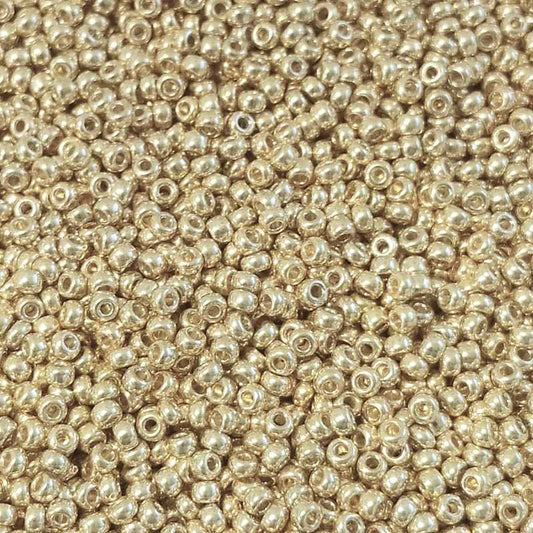 11/0 MIYUKI rocalla Duracoat Galv. Pale Gold 1gr. 5101 -  - Crystaldreams Abalorios